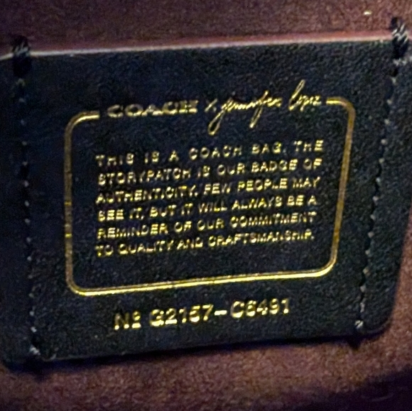 Coach x Jennifer Lopez Marley Top Handle Satchel Linear Quilting Dark Cardinal - Picture 6 of 13